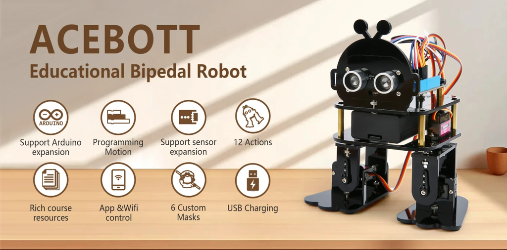 Kit ESP32 Robot Bípedo ACEBOTT