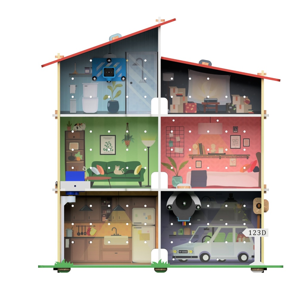 Práctica de Casa Domótica compatible con MentorBit