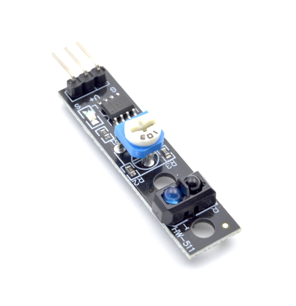 Sensor infrarrojo seguidor de línea TCRT5000 HW-511 back