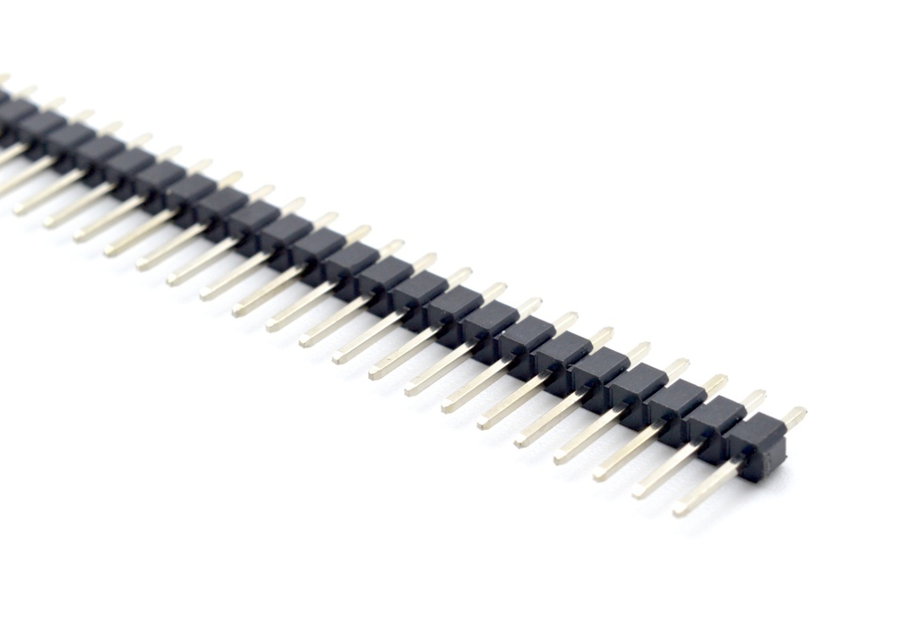 Tira de 40 pines macho 2.54 mm