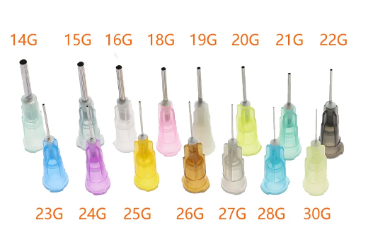 Aguja recta 0.5" 27G