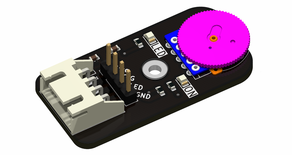 MentorBit módulo de potenciómetro de rueda