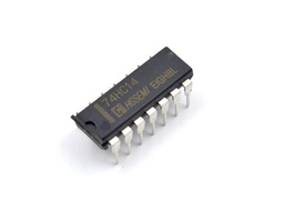 [00021968] Inversor con disparador de Schmitt de 6 canales 74HC14 DIP-14